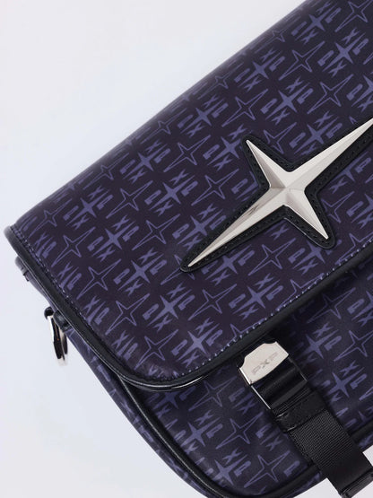 Borsa Crossbody PXP monogramma nera
