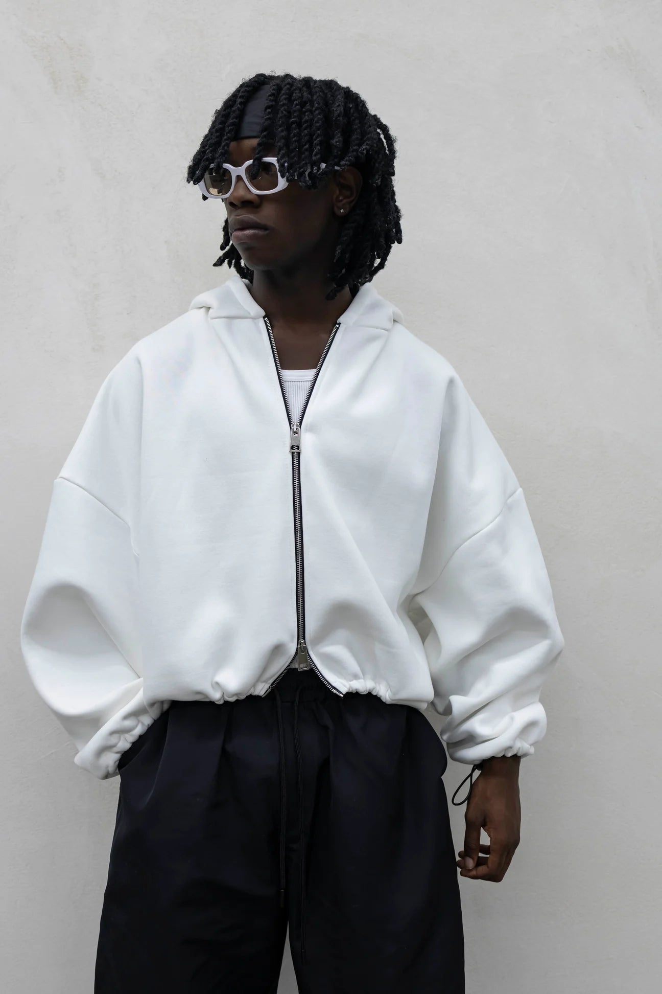 Felpa Zip Japan Bianca