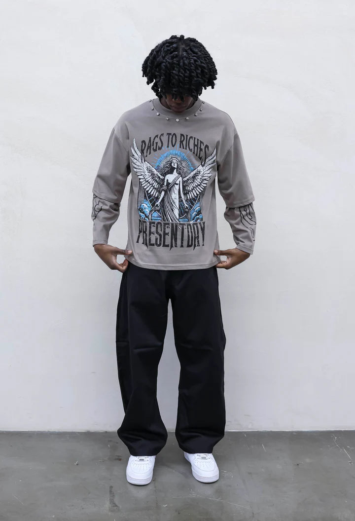 Longsleeve Rags Tortora