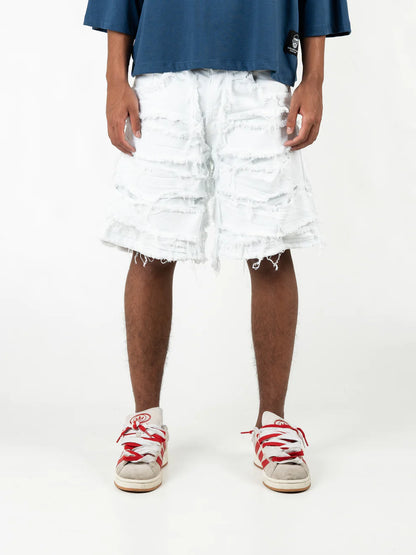 Short Double Denim White  - EFFEMME EXCLUSIVE LAB