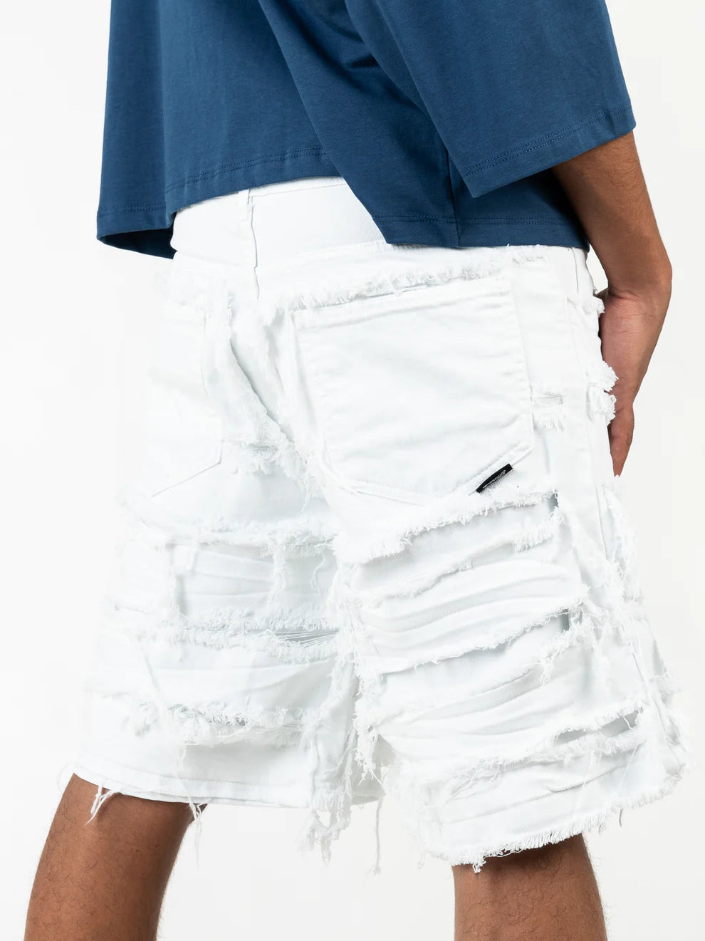 Short Double Denim White  - EFFEMME EXCLUSIVE LAB