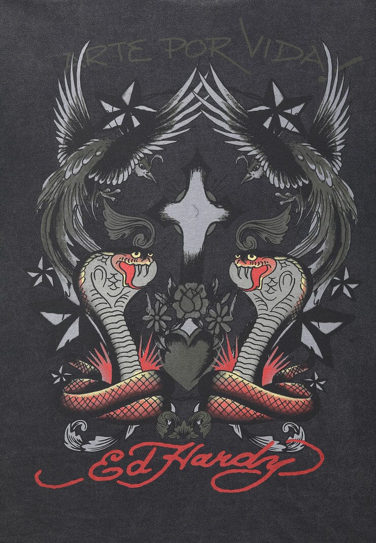 T-Shirt Ed Hardy Cobra Rising Relaxed