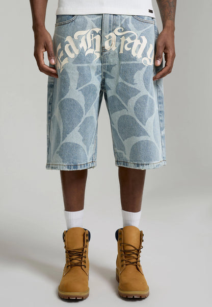 Short Ed Hardy Gothic Cobweb