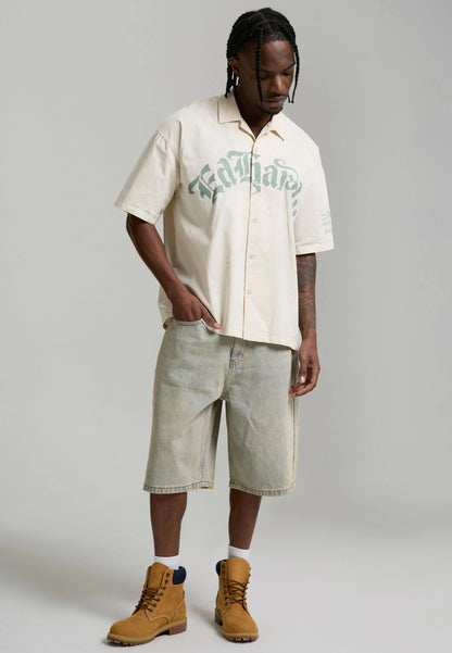 Short Ed Hardy Desert Snake Brown
