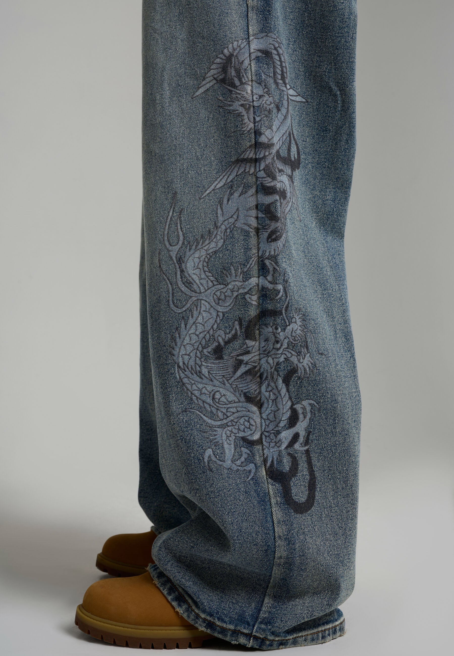 Jeans Ed Hardy Flaming Dragon Xxtra