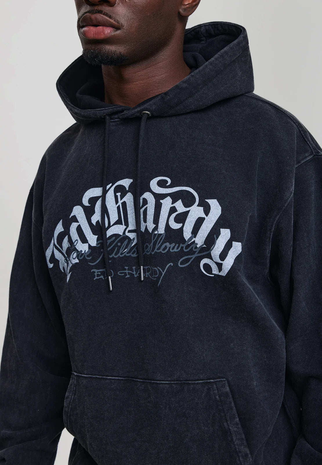 Felpa Gothic Flaming Dragon Ed Hardy