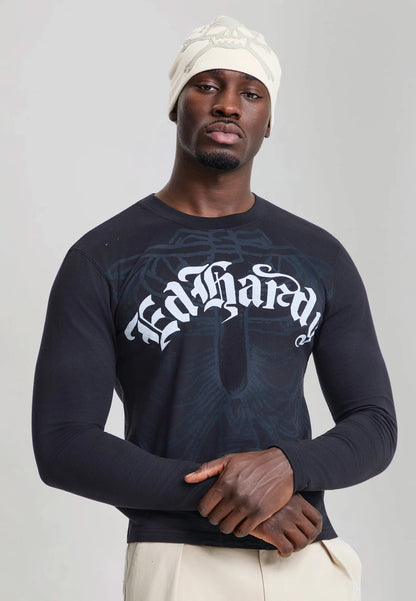 Longsleeve Gothic Skeleton Nera Ed Hardy