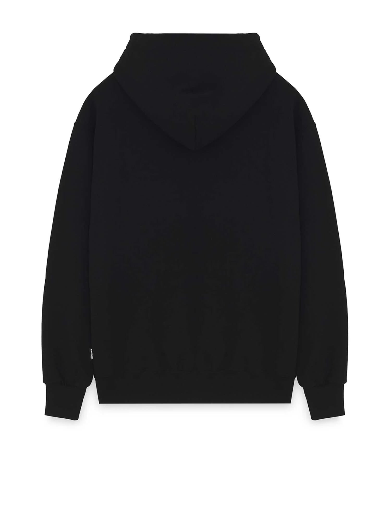 Felpa Propaganda Logo Embroidery Nera