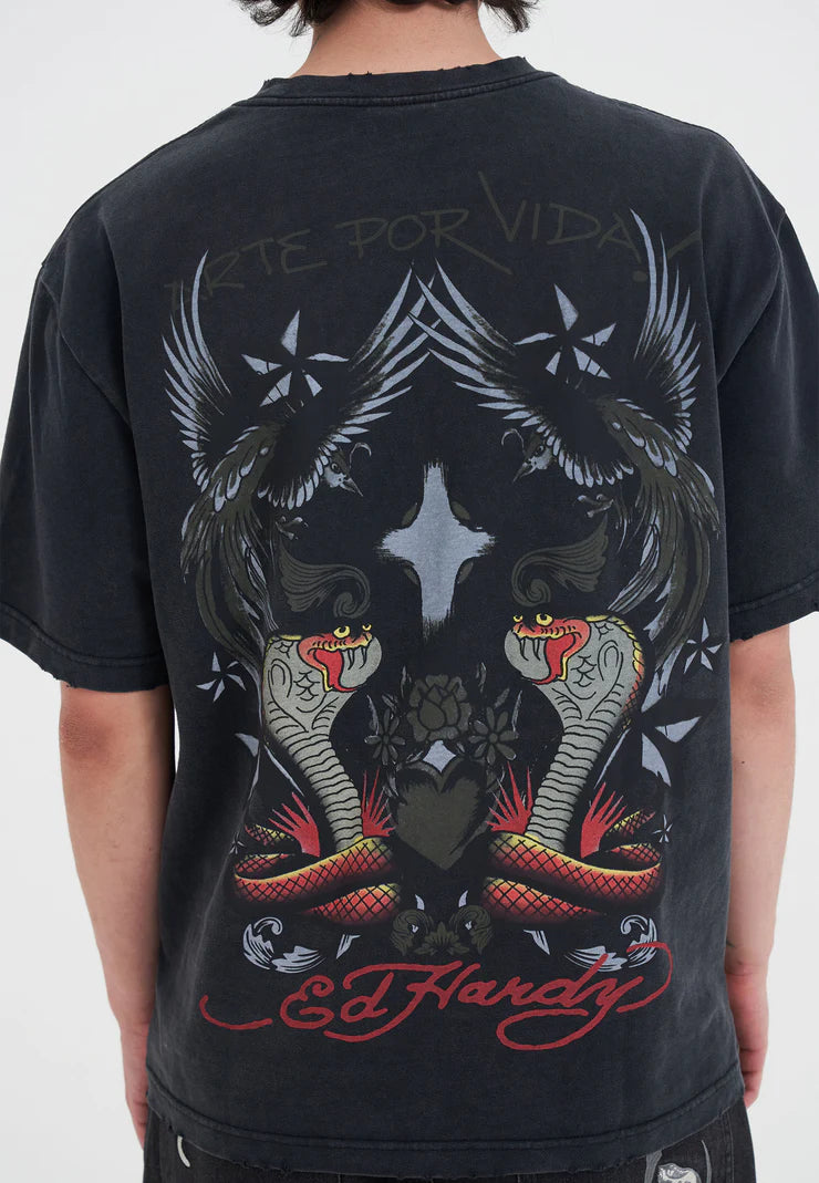 T-Shirt Ed Hardy Cobra Rising Relaxed