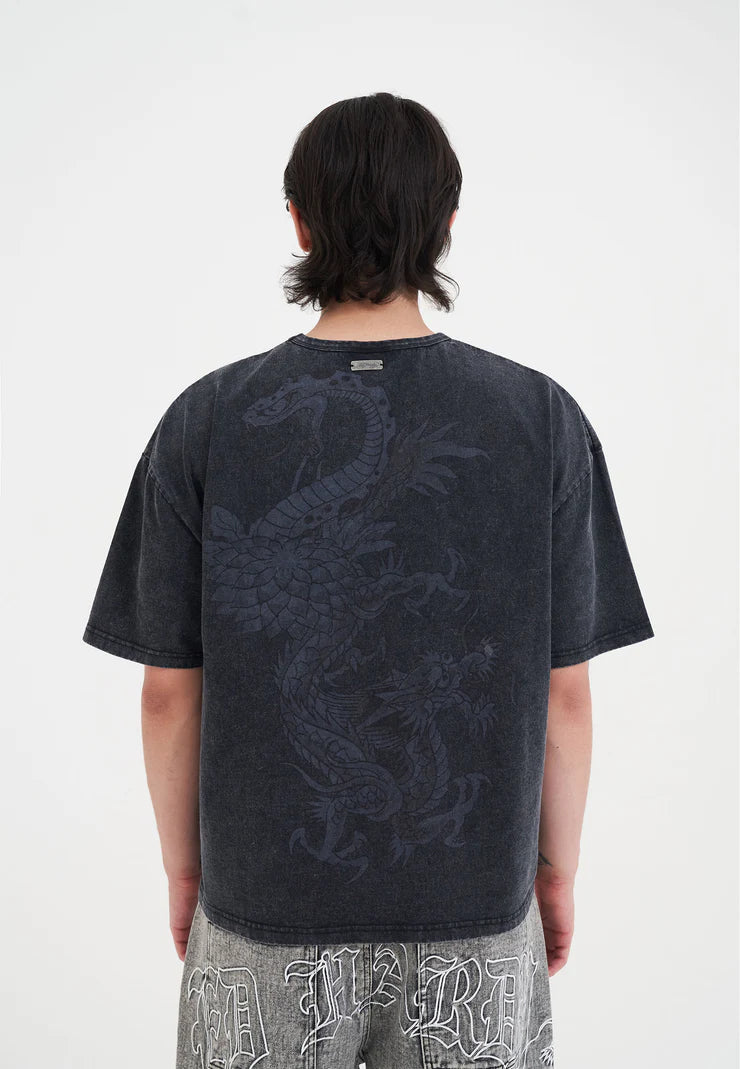 T-Shirt Ed Hardy Snake And Drag 1971 Boxy