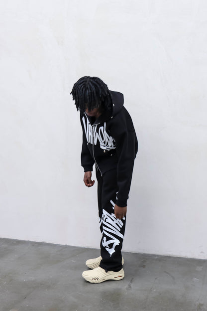 Coordinato Tuta Murales Nera