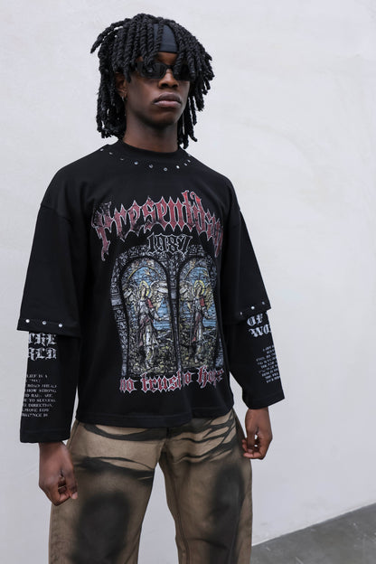 Longsleeve Street Gothic Edition Nera