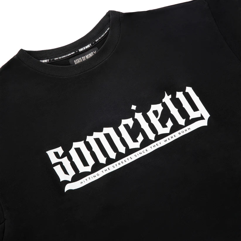 T-shirt state of mind  5OMCIETY " T-Shirt Black