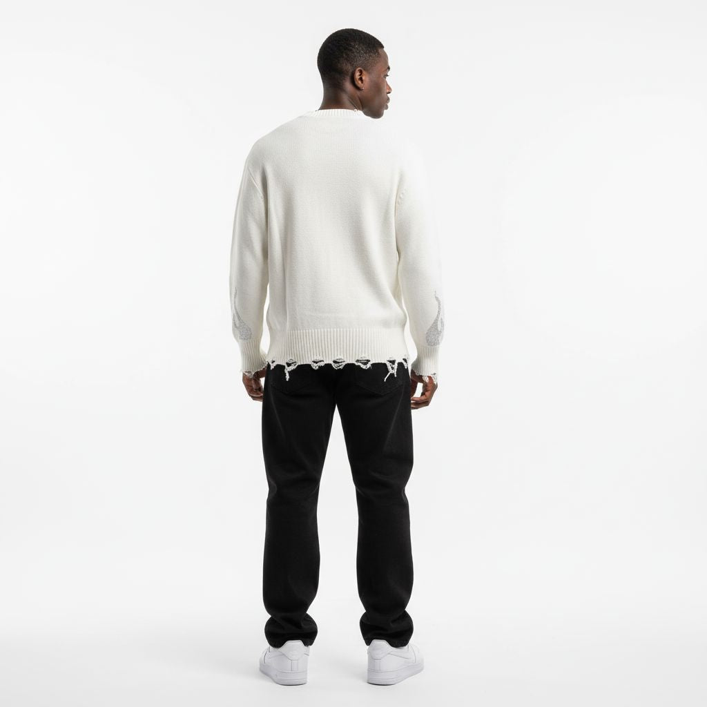 Maglione Flame Bianco
