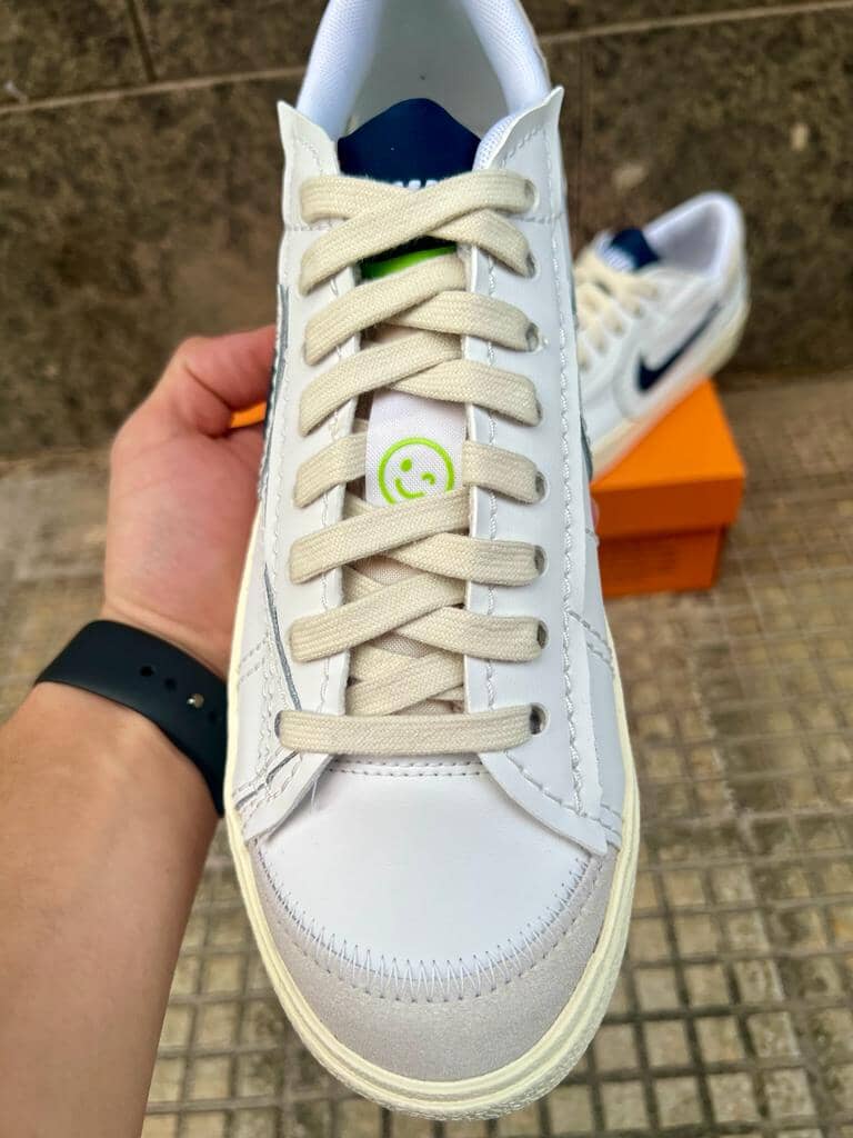 Nike Blazer Low Jumbo "White/Navy"