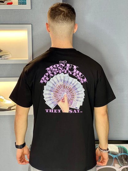 T-shirt Propaganda Happiness Tee Black