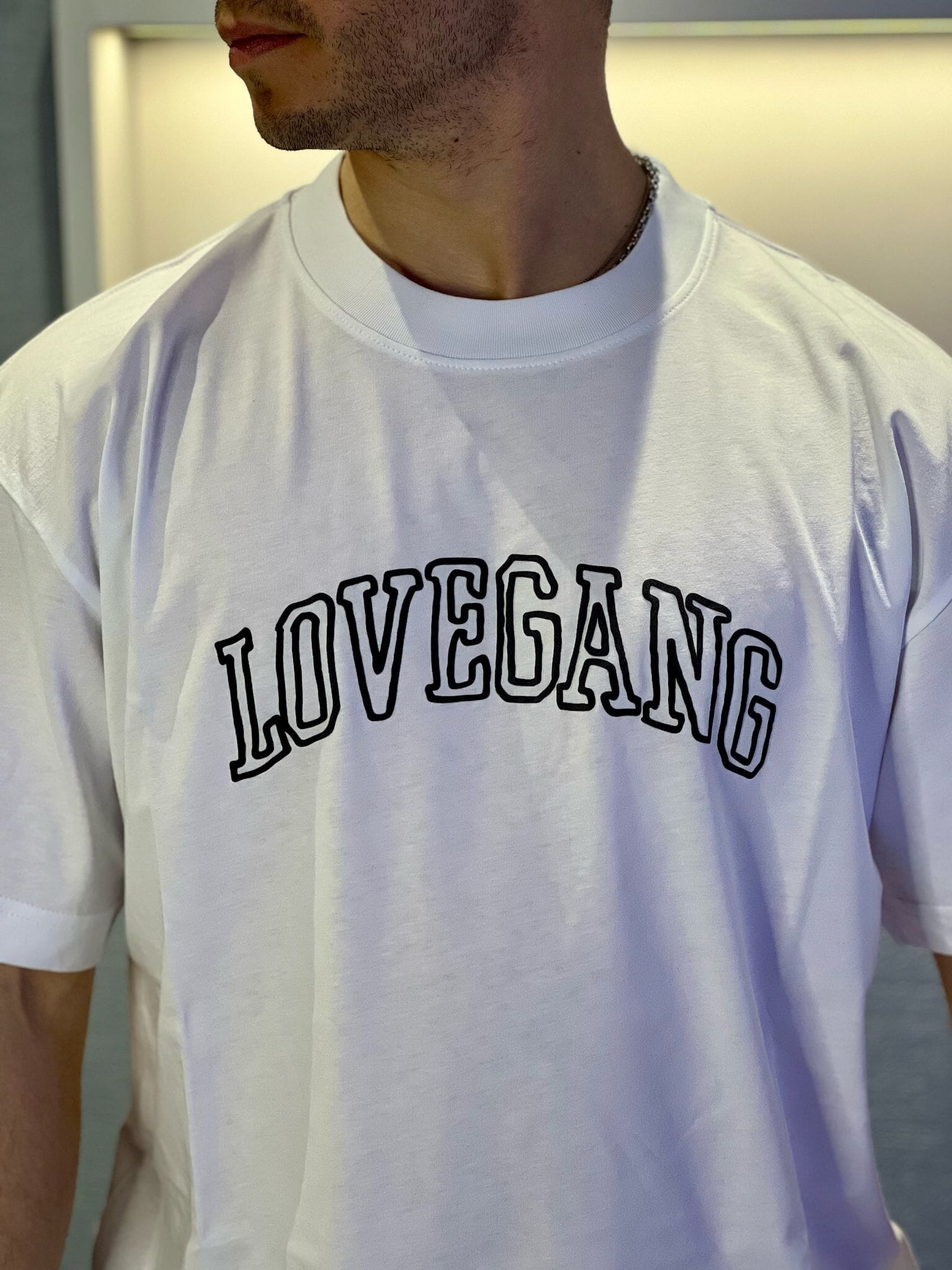 T-shirt Lovegang Logo White Slow