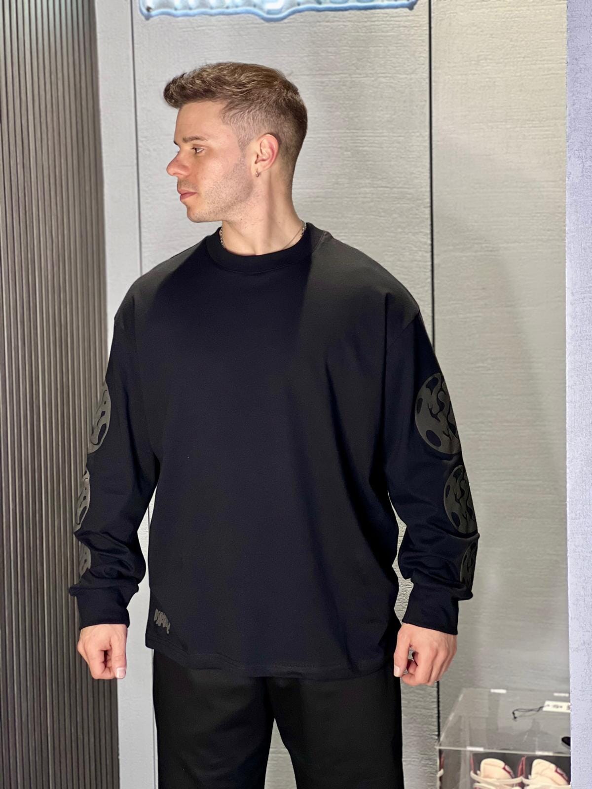 T-shirt Myamy Longsleeve Black