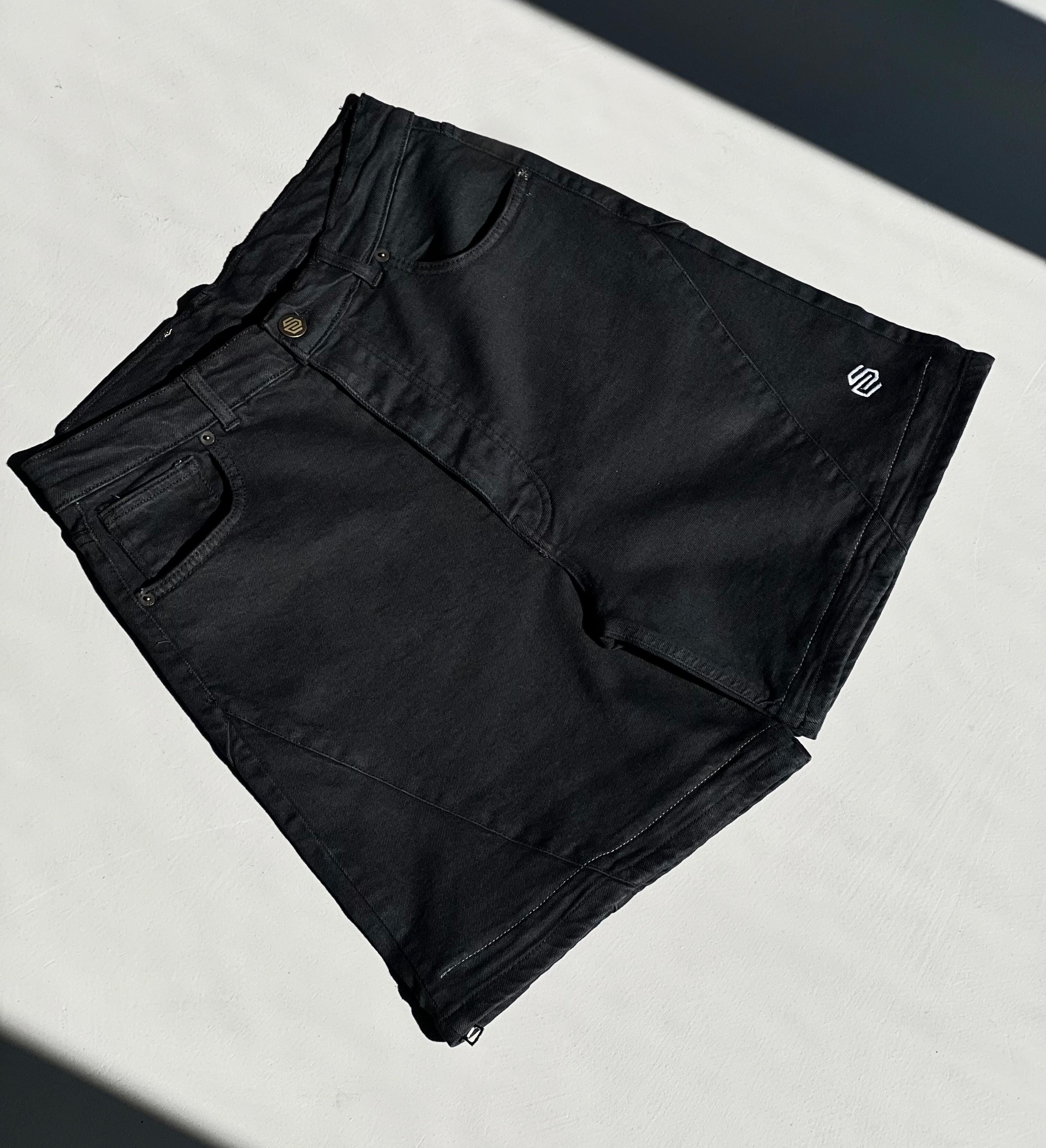 CAPTO Short – Denim modulabile Black