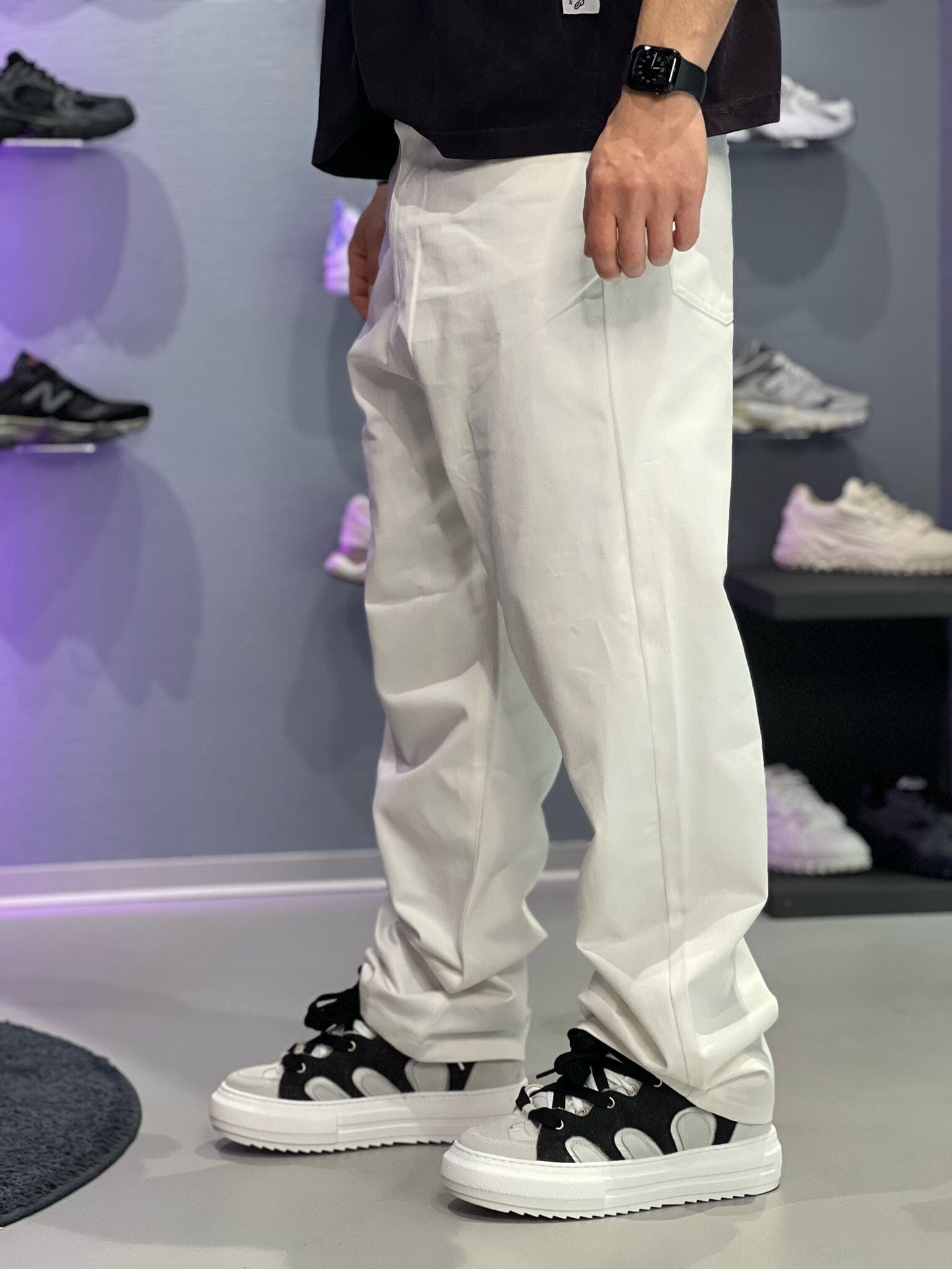 Baggy Basic Bull White