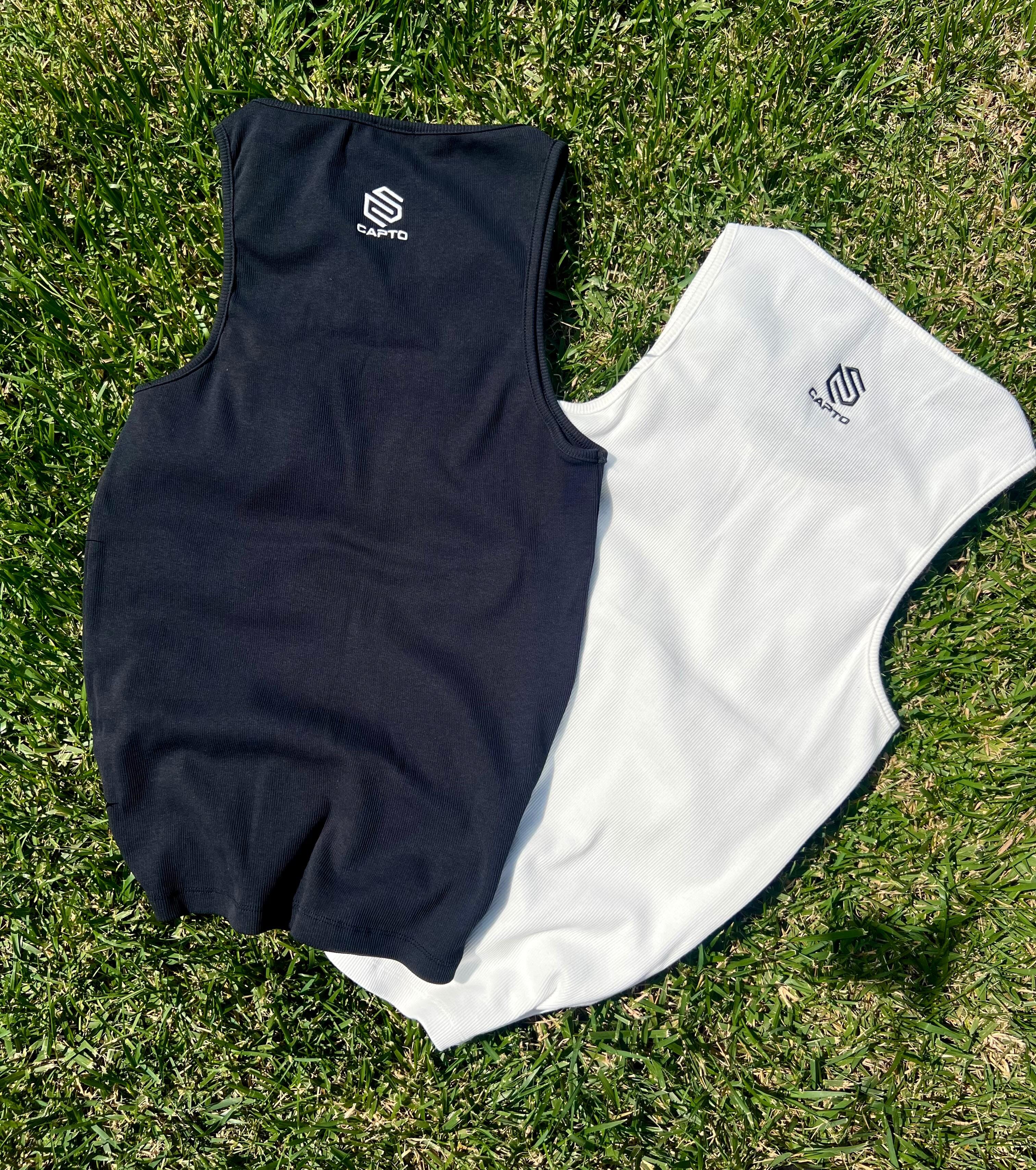 Box 2 Canotte costina CAPTO White/Black