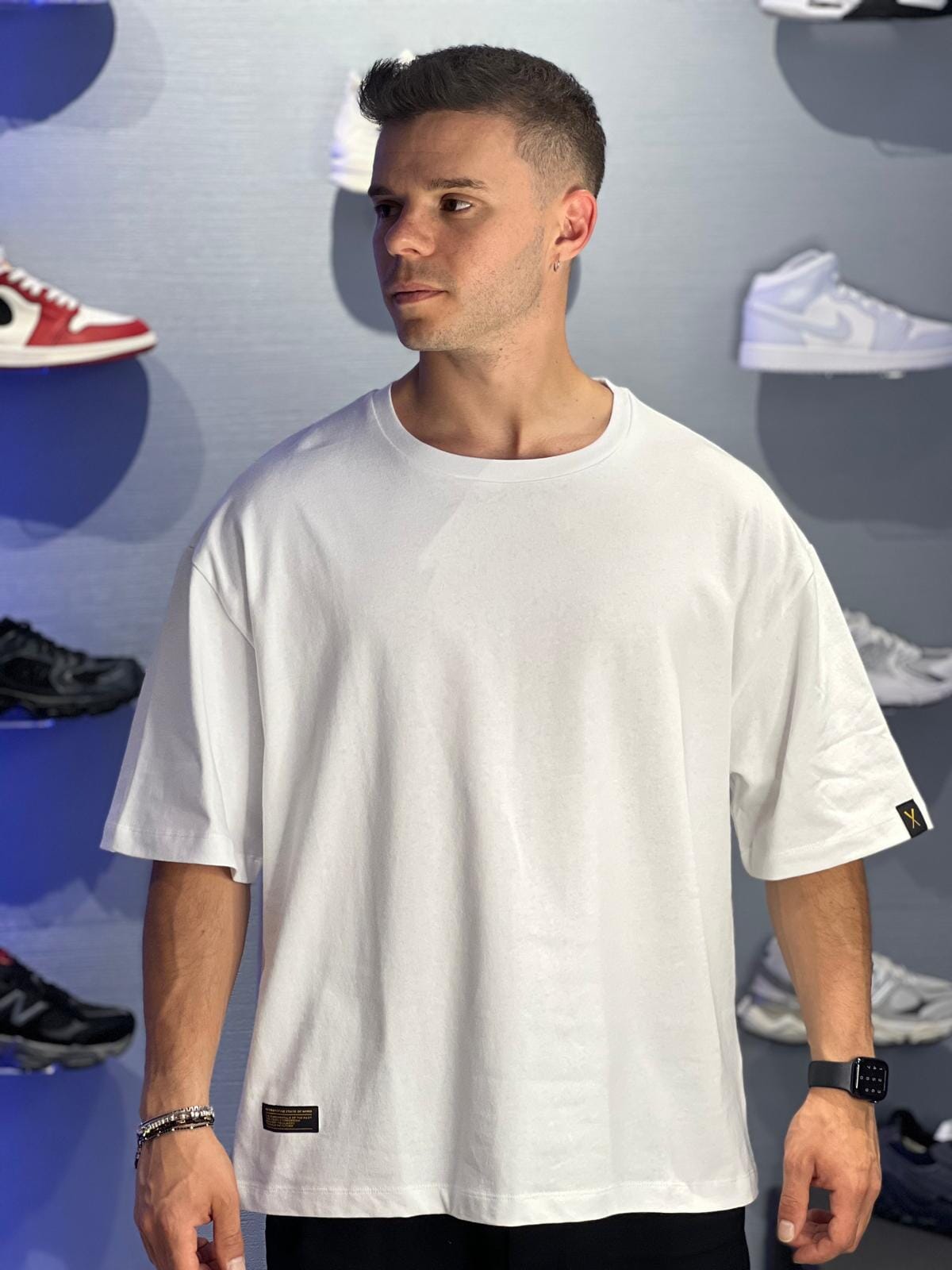 T-shirt 5tate of mind box retrofuture basic white