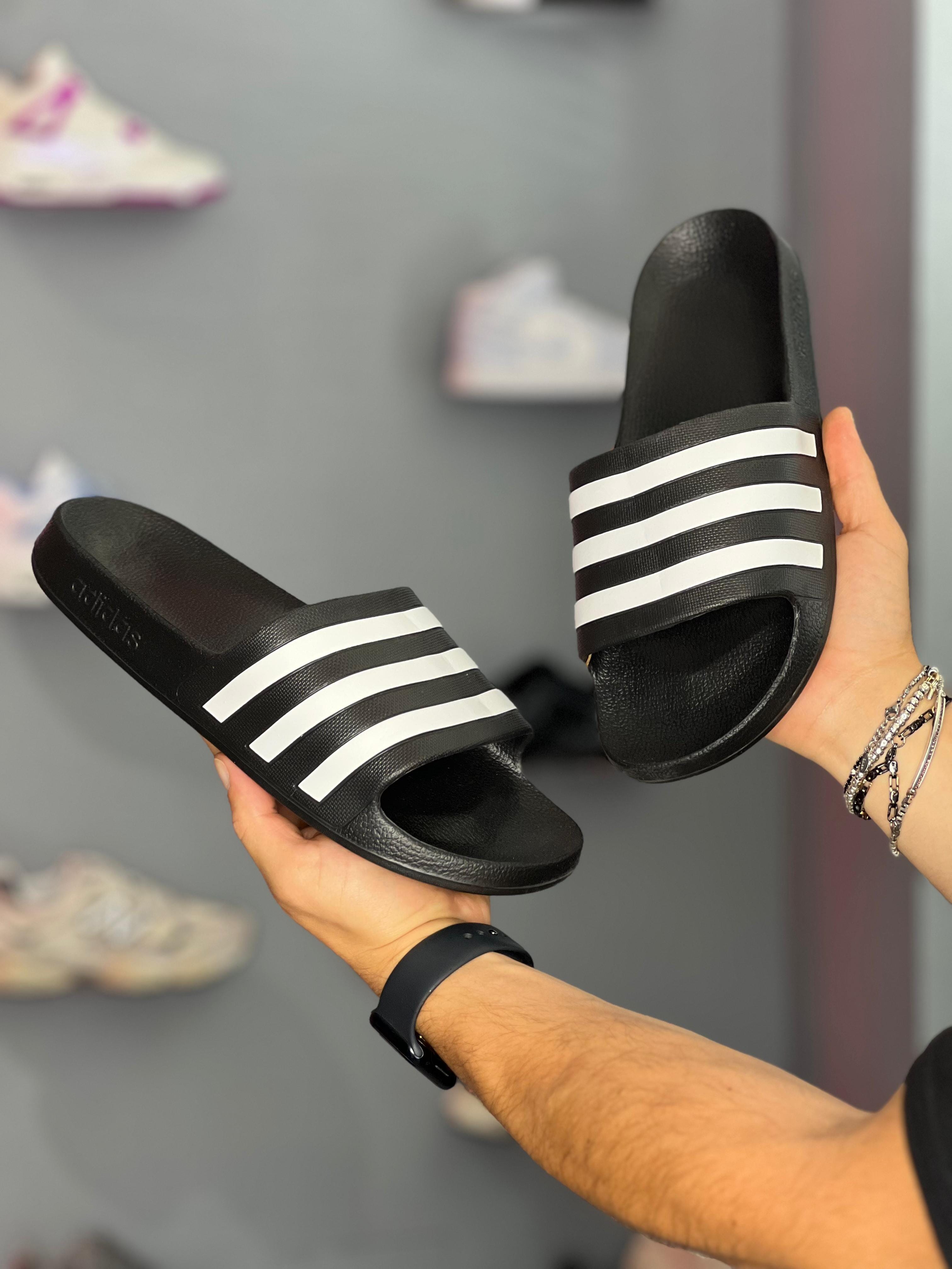 Ciabatte Adidas Adilette Aqua Nere