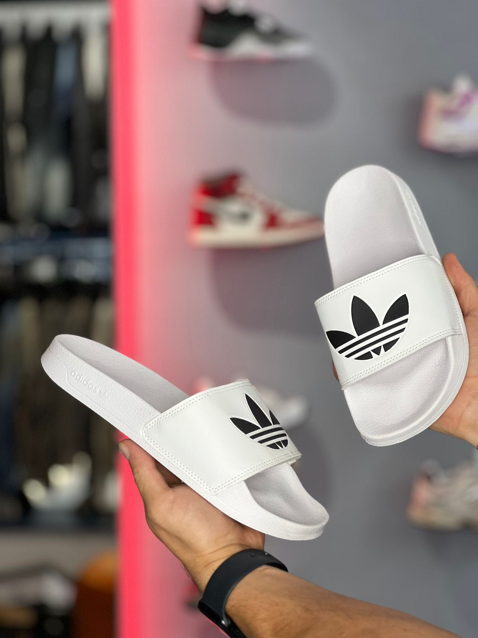 Ciabatta Adidas adilette lite white FU8298