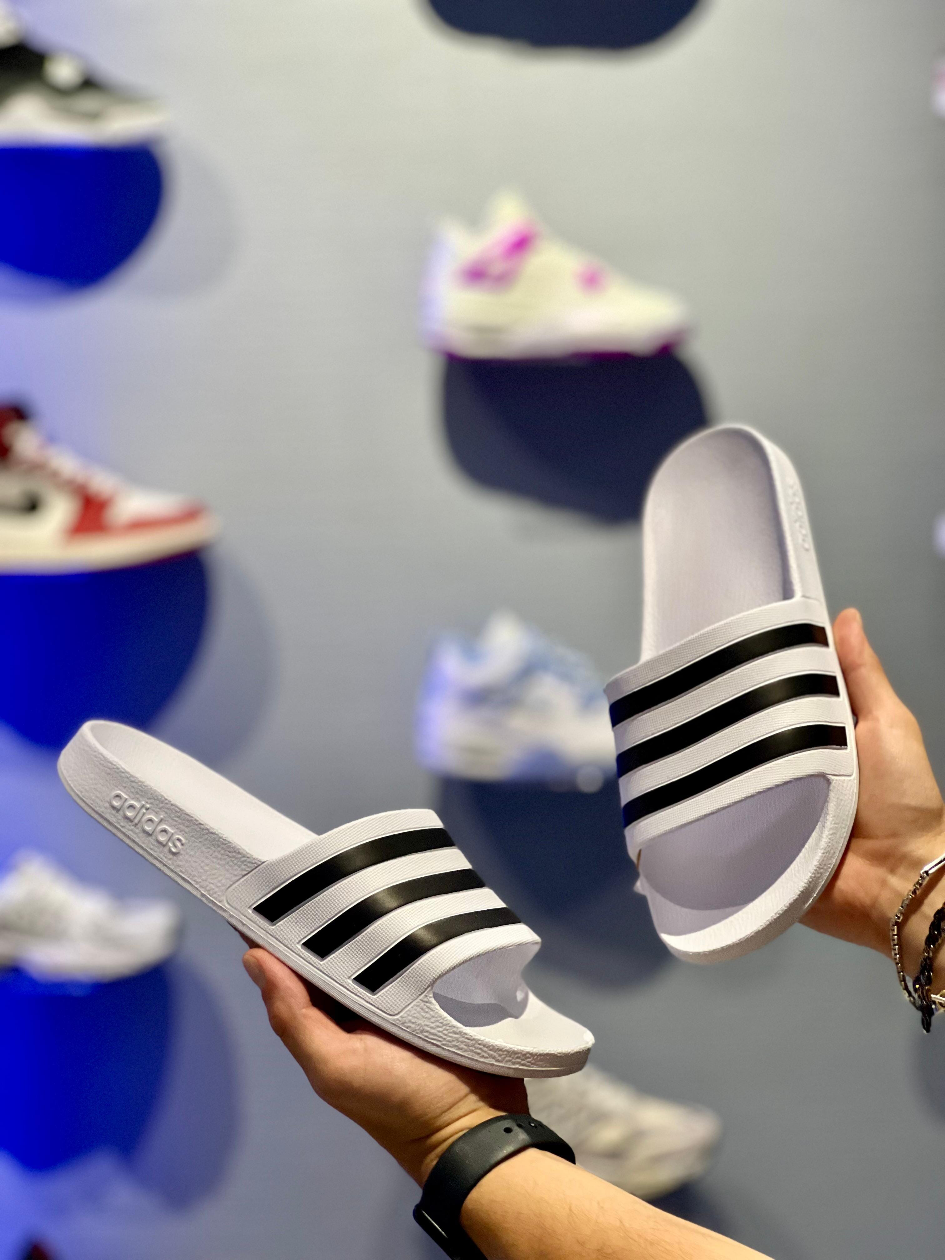 Ciabatte Adidas Adilette Aqua Bianche