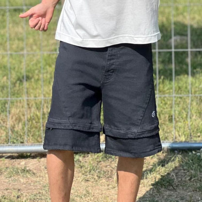 CAPTO Short – Denim modulabile Black