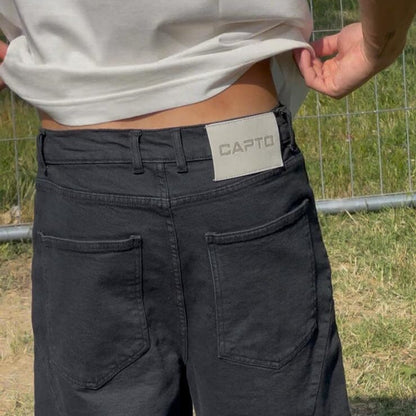 CAPTO Short – Denim modulabile Black