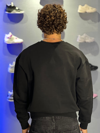 Felpa Capto Nera – 100% Cotone Garzato