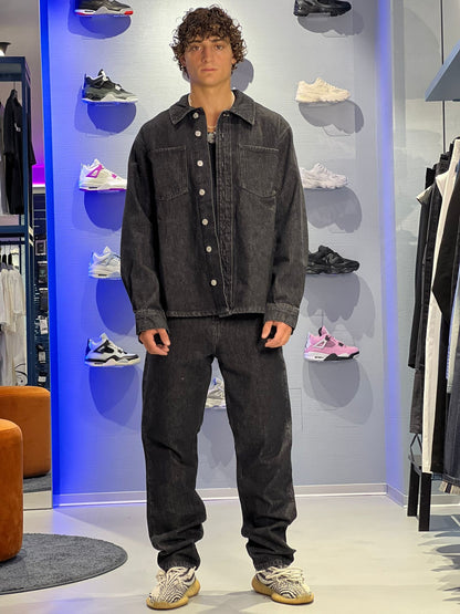 Giacca in Denim Nero – SOLID