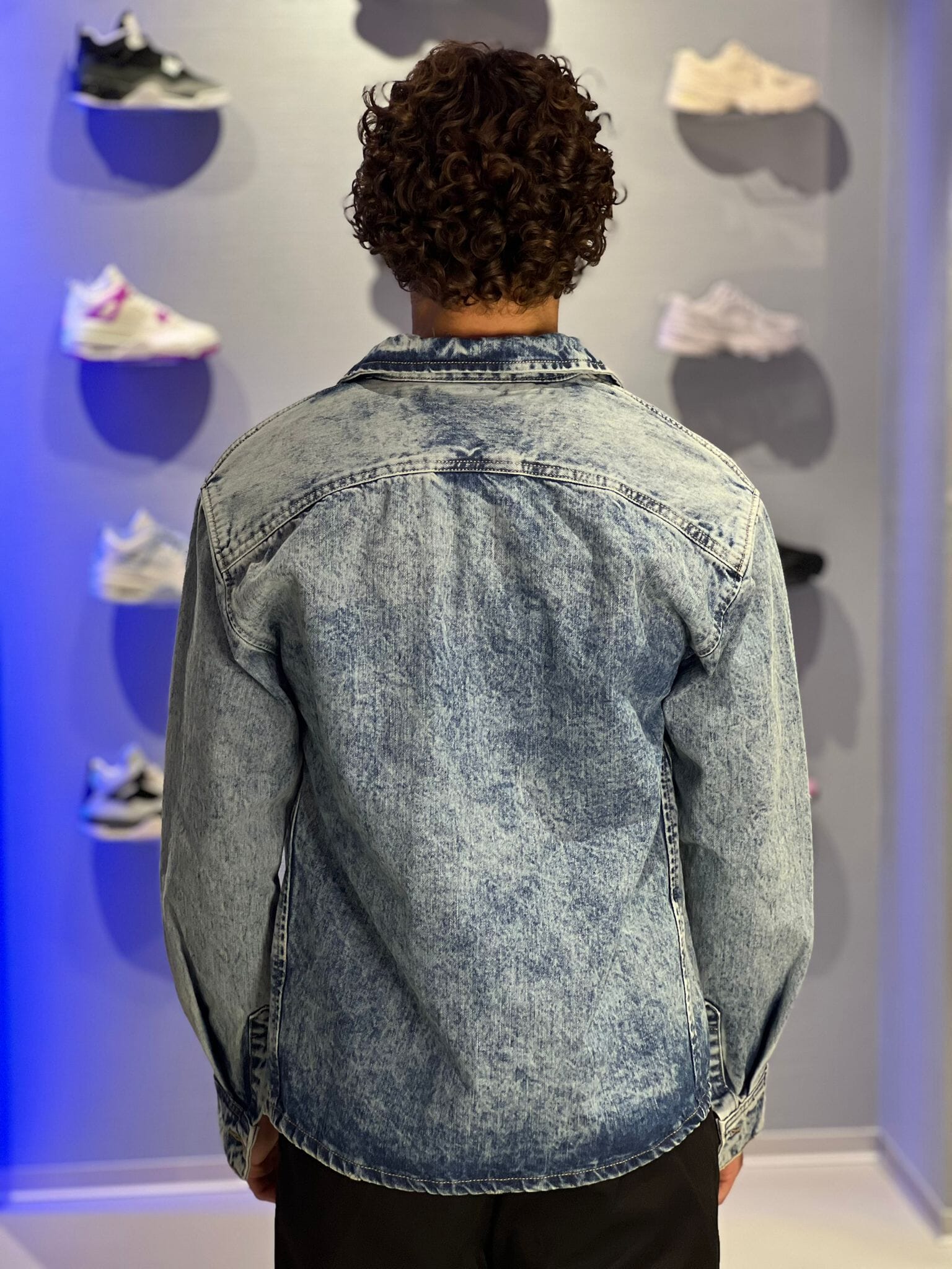 Giacca in Denim Chiaro – SOLID