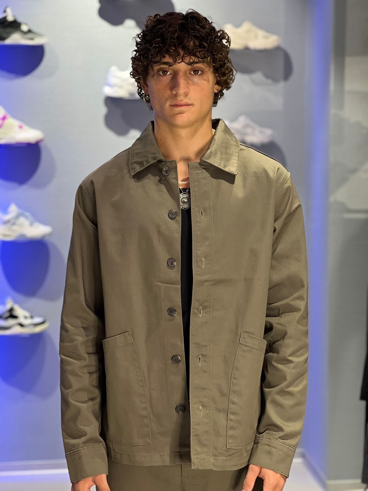 Giacca Solid Stile Workwear Fango