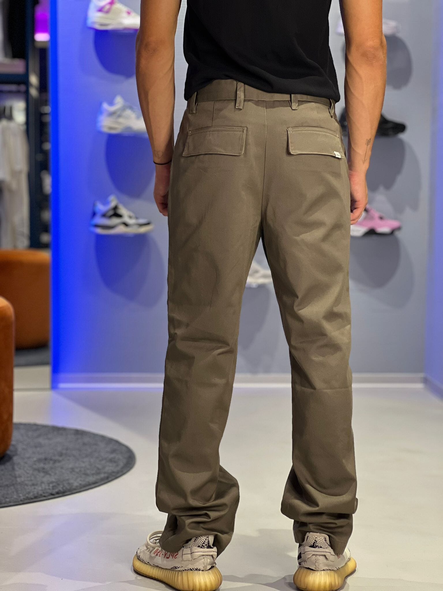 Pantalone classico Solid fango