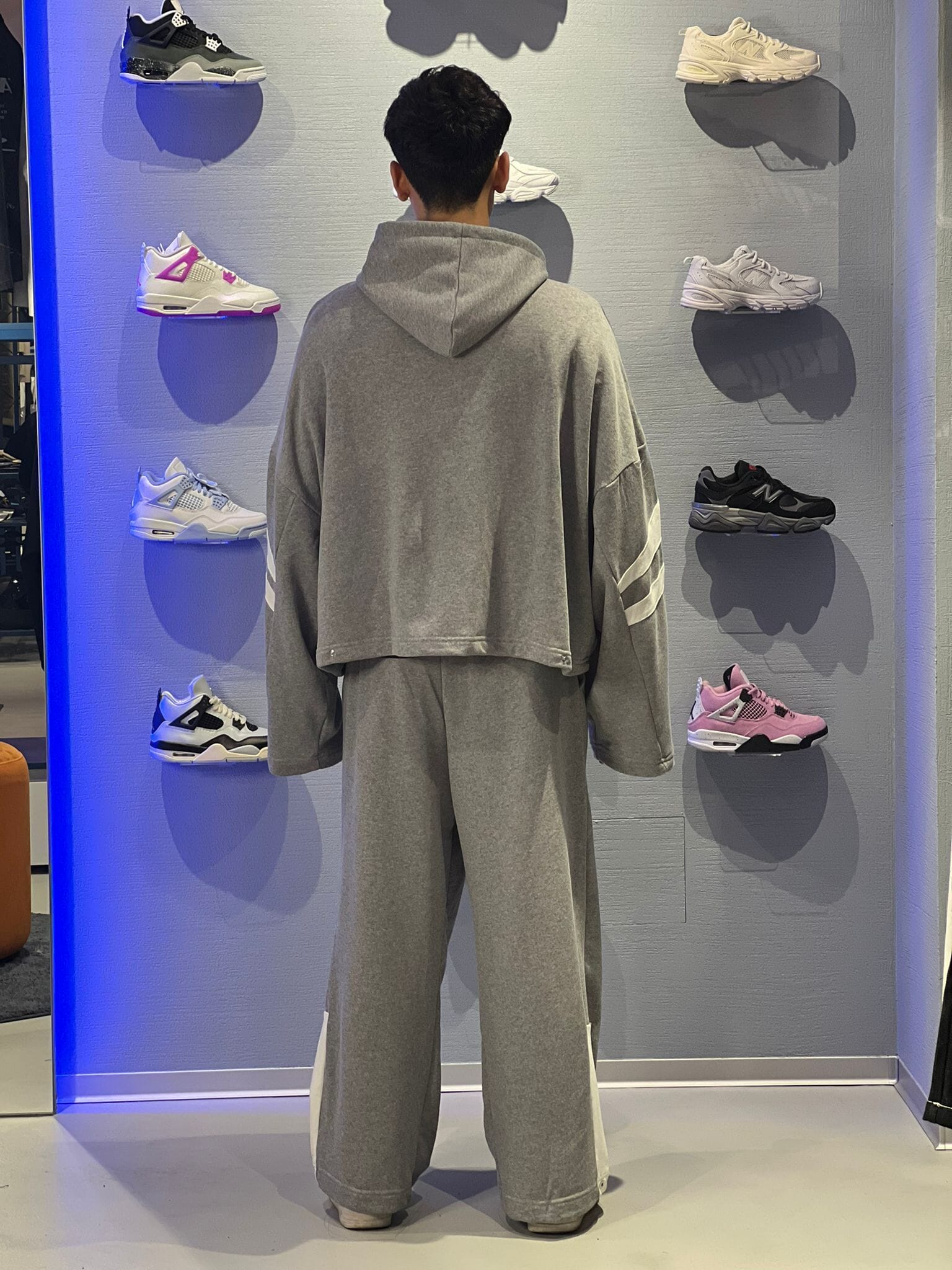 Coordinato Tuta Oversize Hydo - Grigia