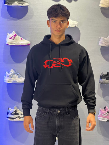 Felpa Propaganda Logo Quill Nera