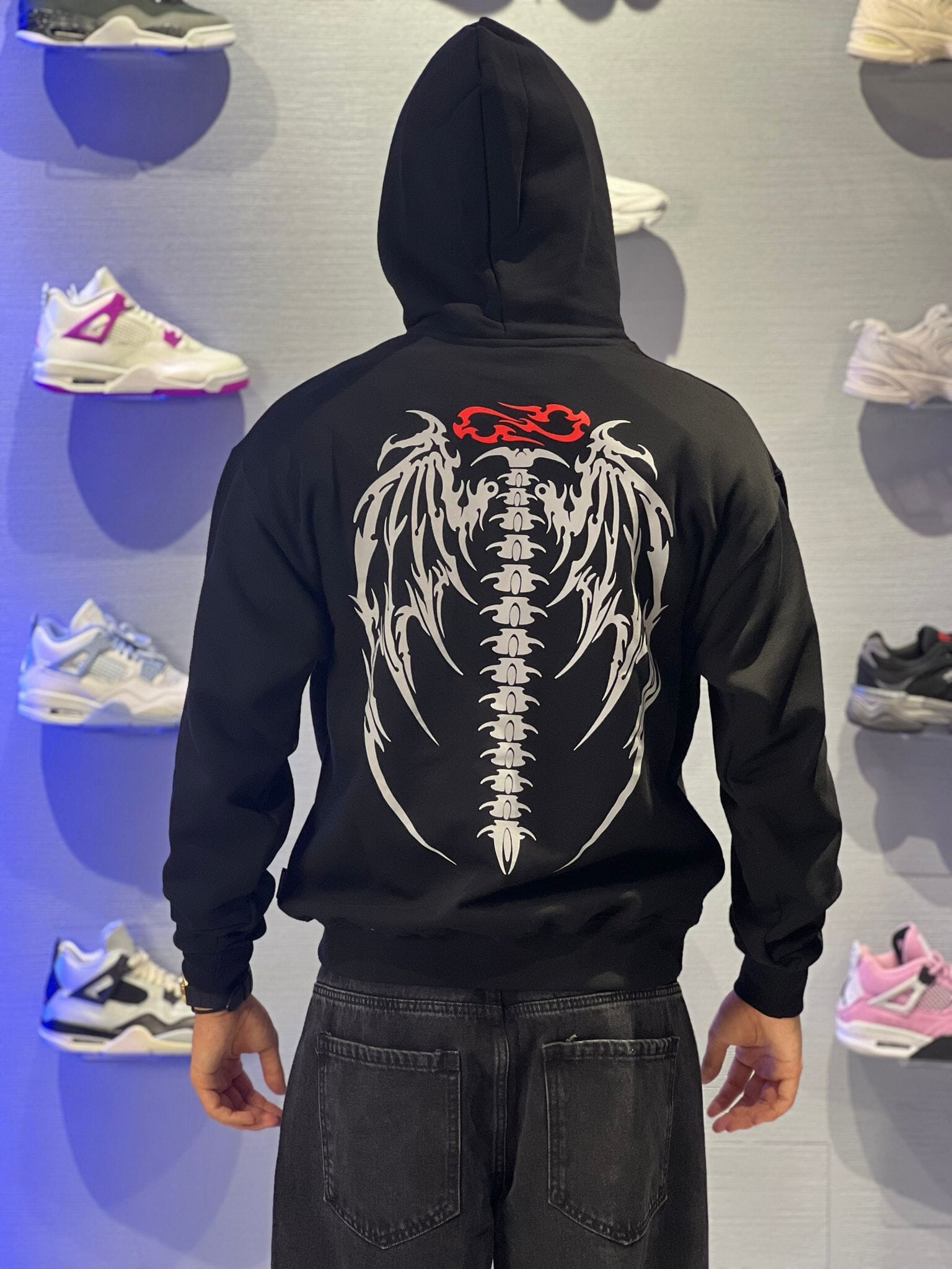 Felpa Propaganda Logo Quill Nera