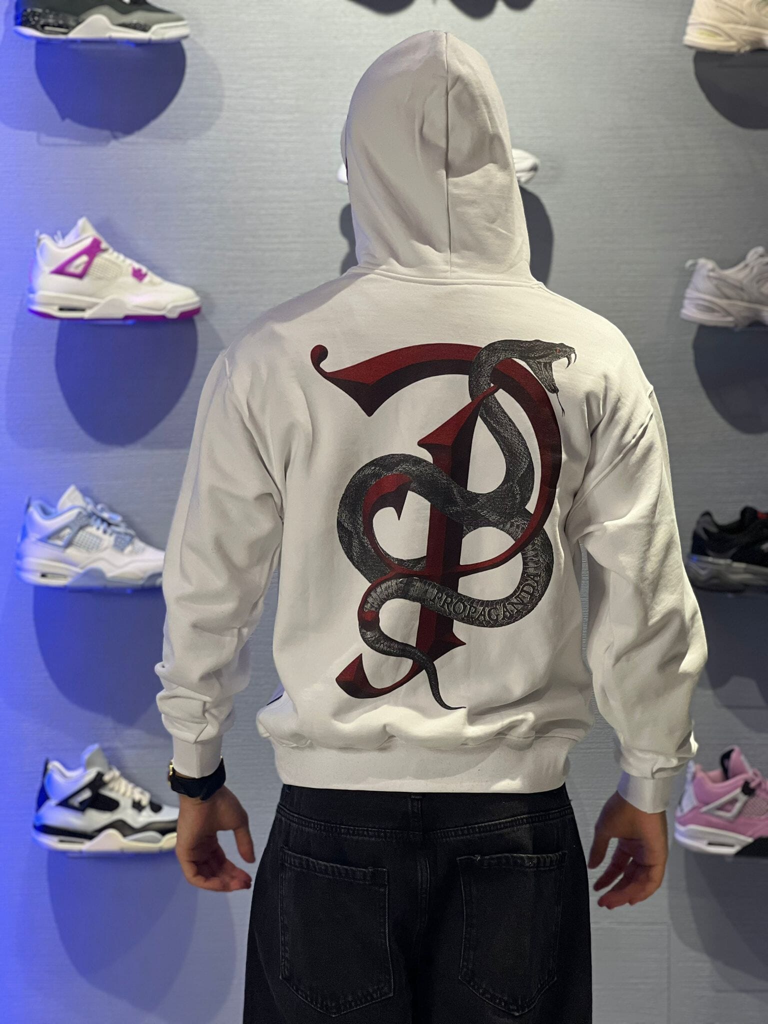 Felpa Propaganda Venom Bianca