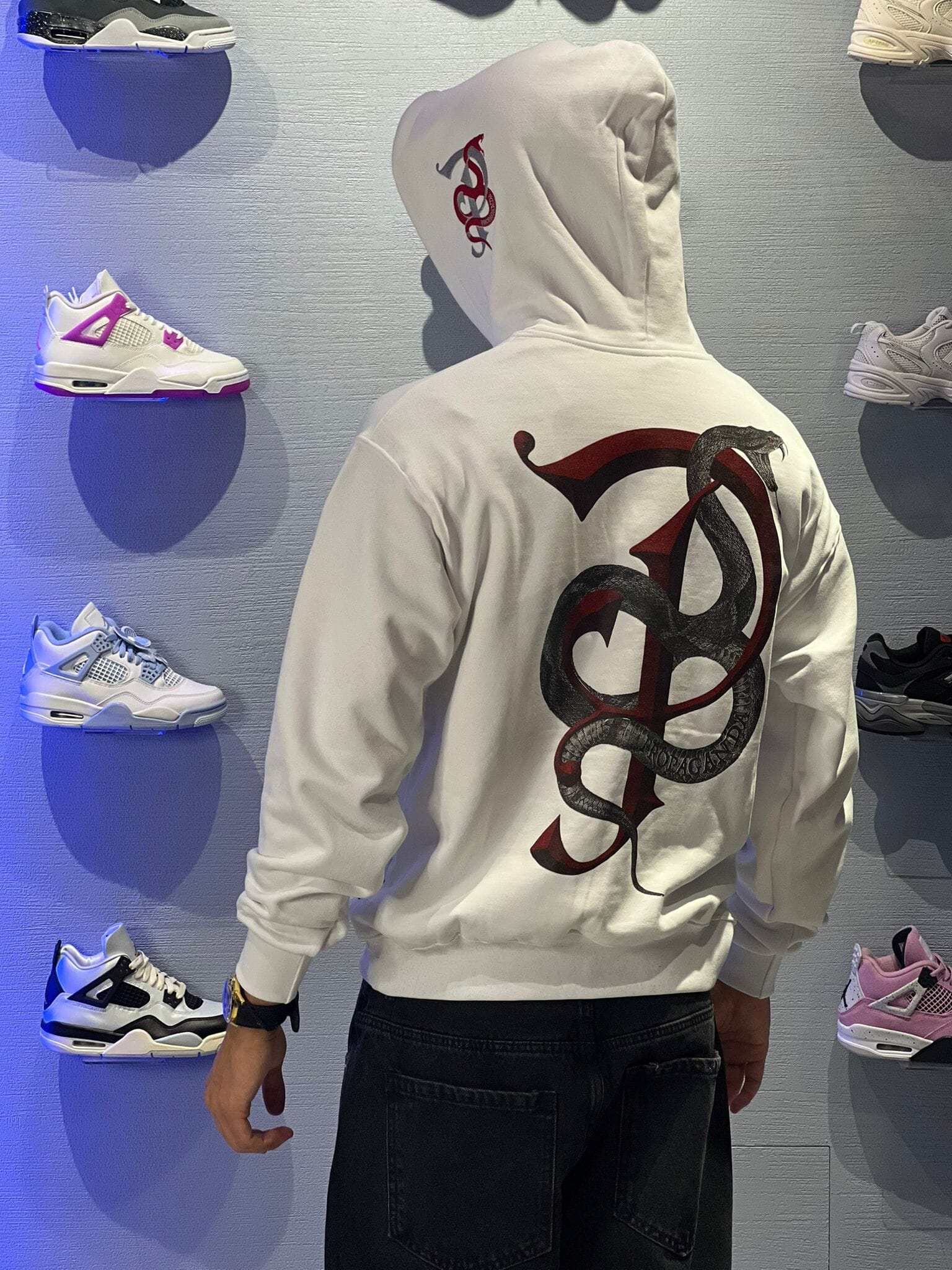 Felpa Propaganda Venom Bianca