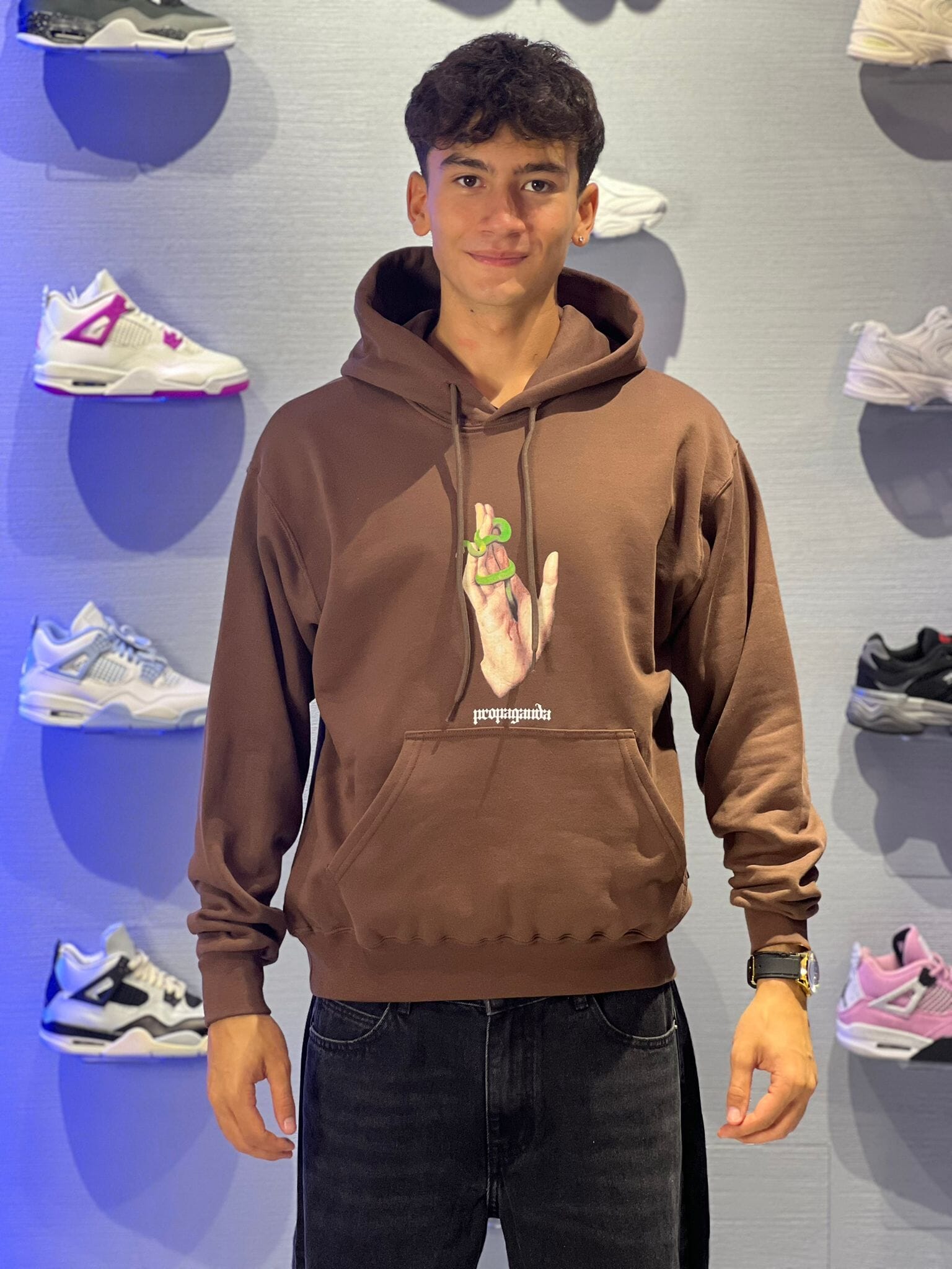 Felpa Propaganda Stigmata Marrone