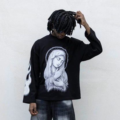 T-shirt Longsleeve Virgin Nera