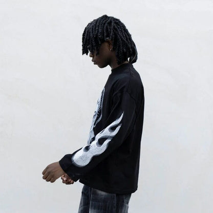 T-shirt Longsleeve Virgin Nera