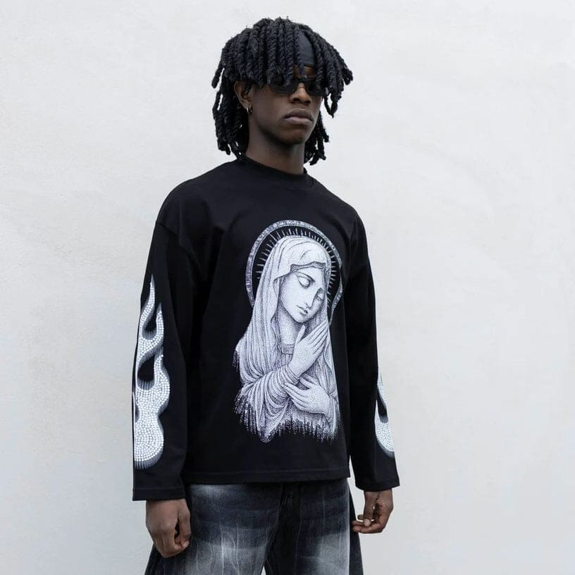 T-shirt Longsleeve Virgin Nera