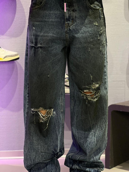 Jeans Baggy Premium Blu Cianotic