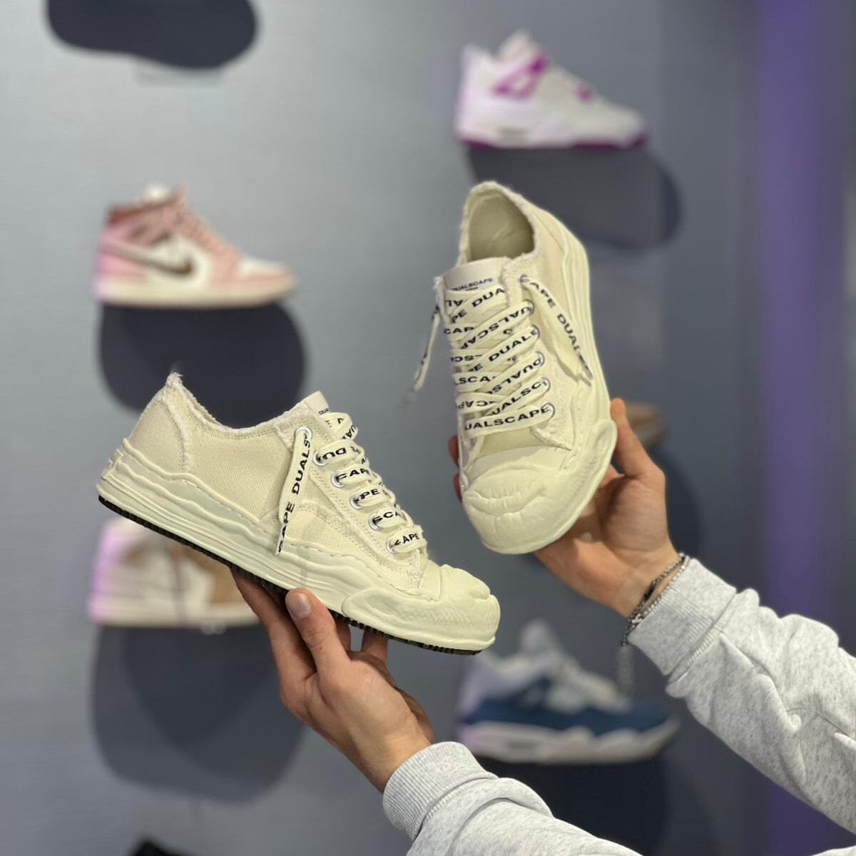 Dualscape Sneakers Chunky Cream