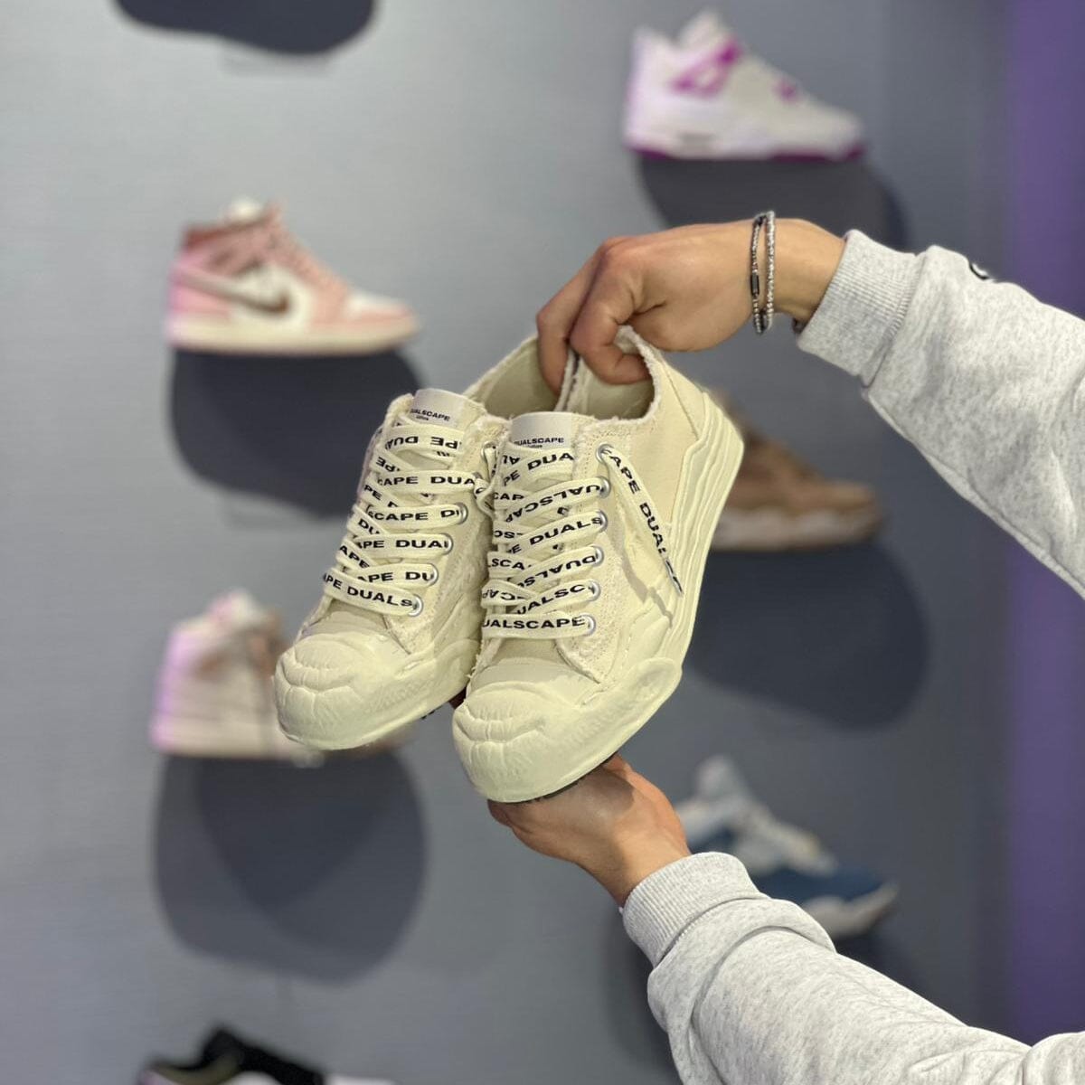 Dualscape Sneakers Chunky Cream