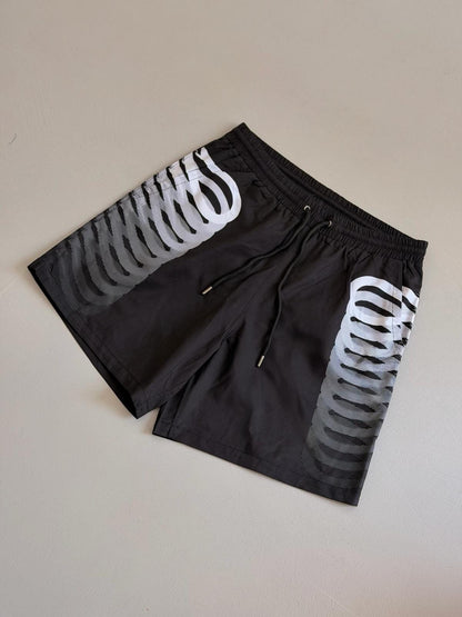 Boxer Mare Propaganda Nero Ribs Bianche