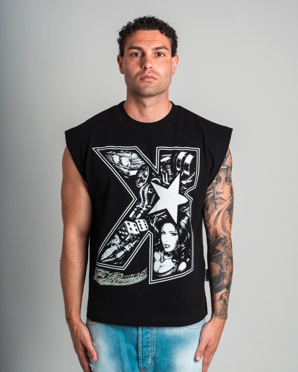 Smanicato Effemme Tee K Black